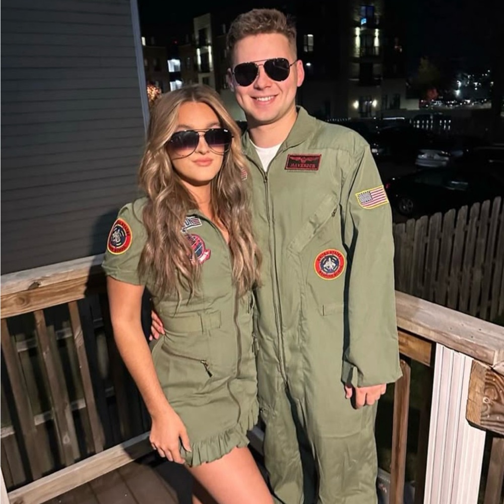 COUPLES Halloween costume Top Gun *used once